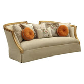 Daesha Tan Flannel & Antique Gold Sofa Model 50835 By ACME Furniture